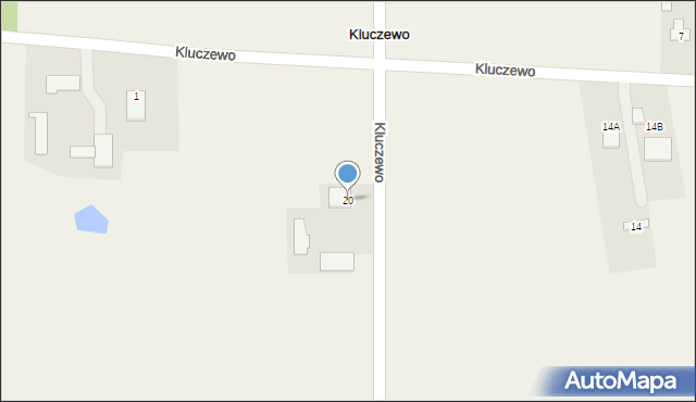 Kluczewo, Kluczewo, 20, mapa Kluczewo