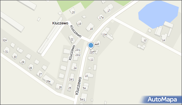 Kluczewo, Kluczewo, 11C, mapa Kluczewo