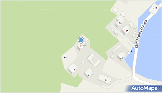 Kluczkowice-Osiedle, Kluczkowice-Osiedle, 12, mapa Kluczkowice-Osiedle
