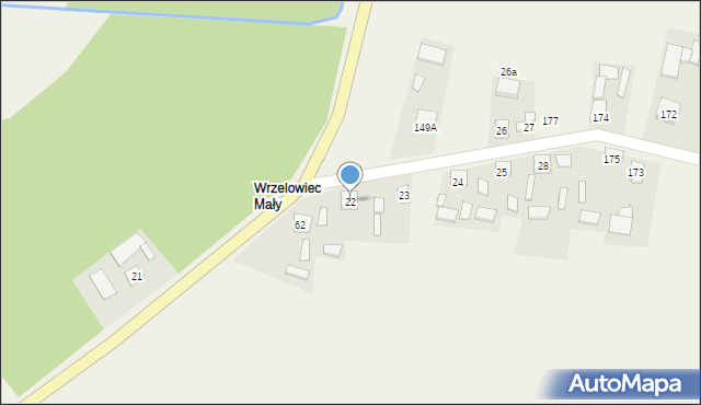 Kluczkowice-Osiedle, Kluczkowice-Osiedle, 22, mapa Kluczkowice-Osiedle