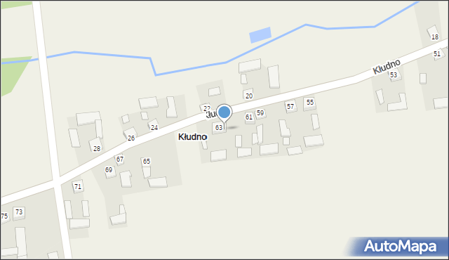 Kłudno, Kłudno, 63a, mapa Kłudno