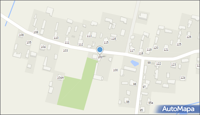 Kłudno, Kłudno, 101, mapa Kłudno