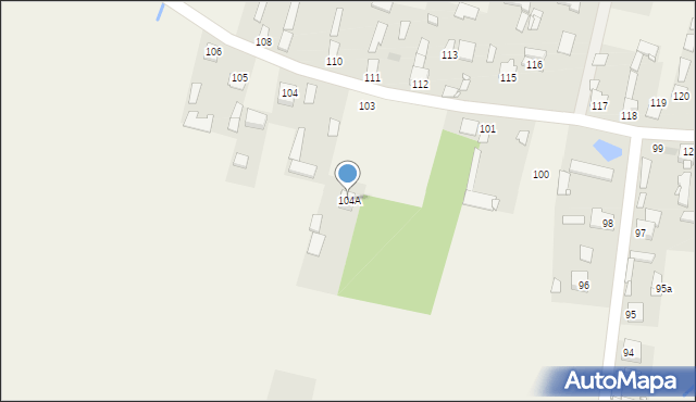 Kłudno, Kłudno, 104A, mapa Kłudno