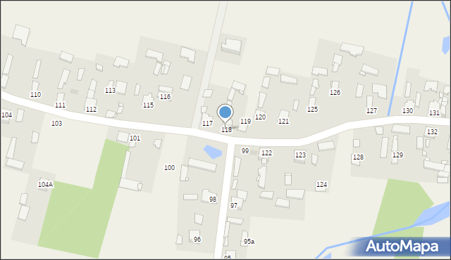 Kłudno, Kłudno, 118, mapa Kłudno