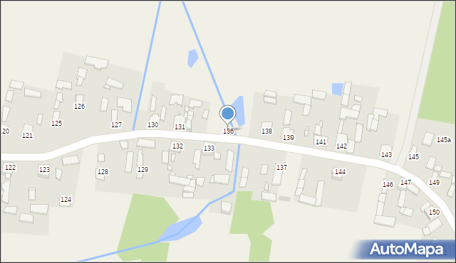 Kłudno, Kłudno, 136, mapa Kłudno