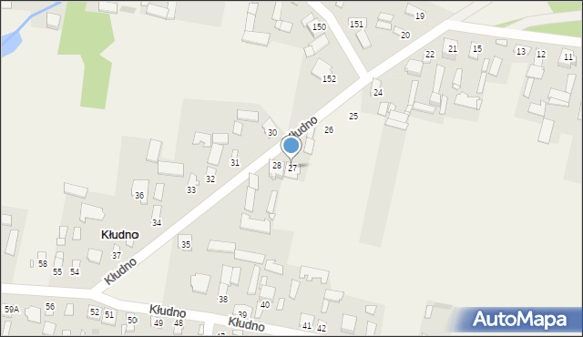 Kłudno, Kłudno, 27, mapa Kłudno