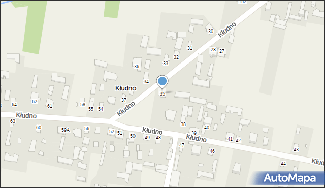 Kłudno, Kłudno, 35, mapa Kłudno