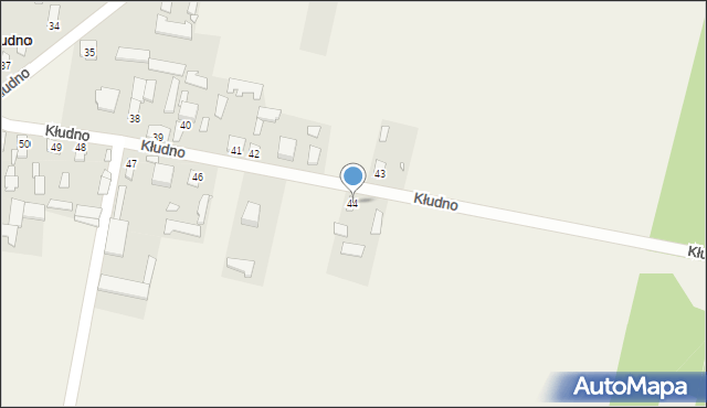 Kłudno, Kłudno, 44, mapa Kłudno