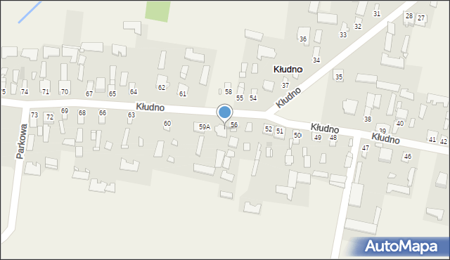 Kłudno, Kłudno, 59, mapa Kłudno