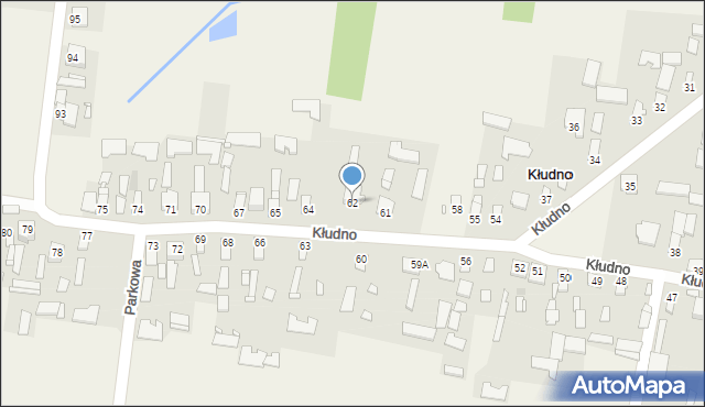 Kłudno, Kłudno, 62, mapa Kłudno