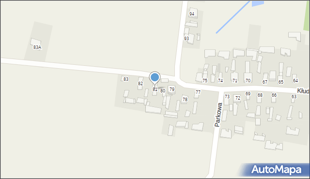 Kłudno, Kłudno, 81, mapa Kłudno