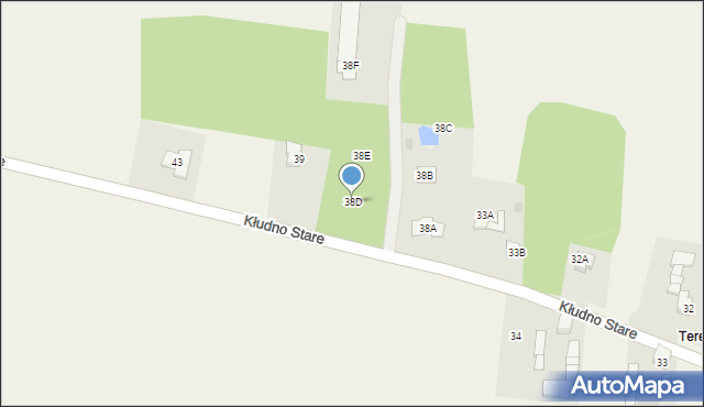 Kłudno Stare, Kłudno Stare, 38D, mapa Kłudno Stare