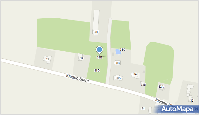 Kłudno Stare, Kłudno Stare, 38E, mapa Kłudno Stare
