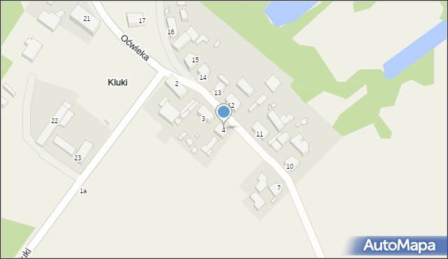 Kluki, Kluki, 4, mapa Kluki