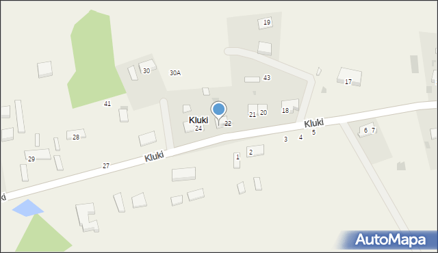 Kluki, Kluki, 23, mapa Kluki