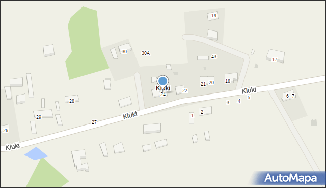 Kluki, Kluki, 24, mapa Kluki