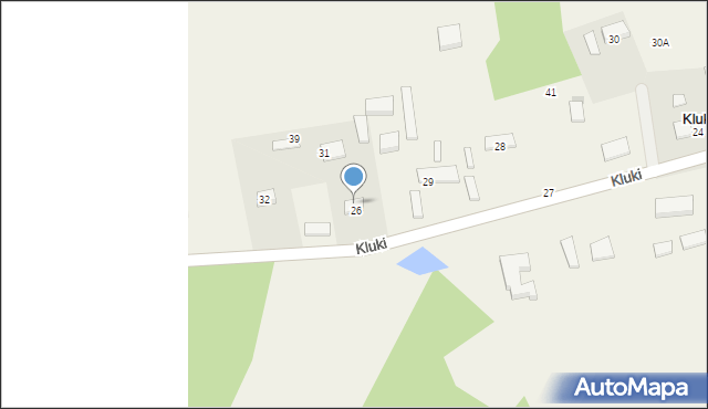 Kluki, Kluki, 26/2, mapa Kluki