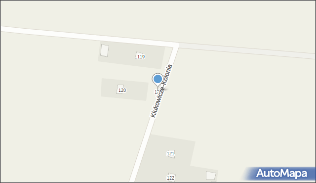 Klukowicze, Klukowicze, 120, mapa Klukowicze