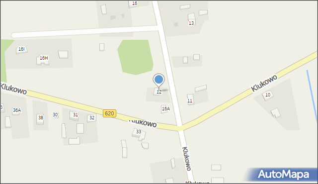 Klukowo, Klukowo, 12, mapa Klukowo