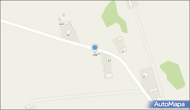 Klukowo, Klukowo, 43a, mapa Klukowo