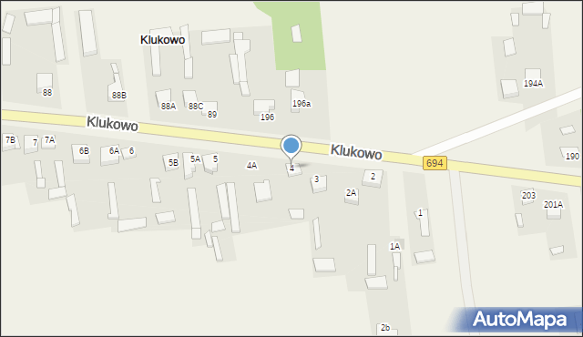 Klukowo, Klukowo, 4, mapa Klukowo