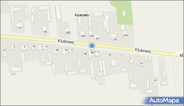 Klukowo, Klukowo, 5A, mapa Klukowo