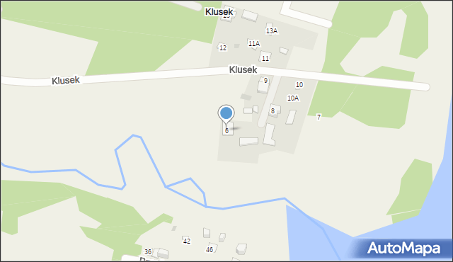 Klusek, Klusek, 6, mapa Klusek