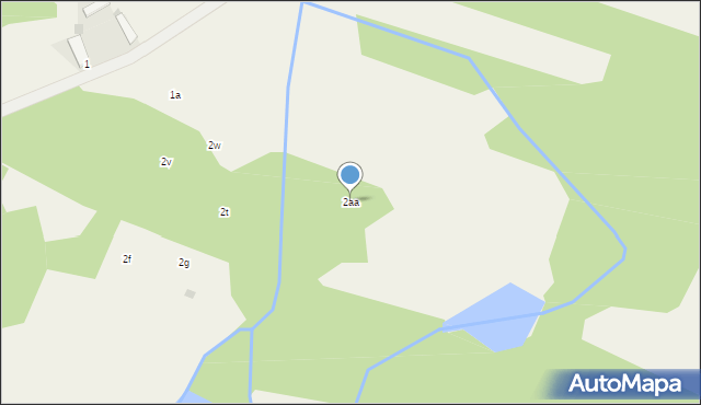 Klusek, Klusek, 2aa, mapa Klusek