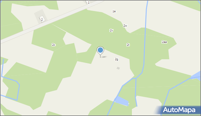 Klusek, Klusek, 2f, mapa Klusek