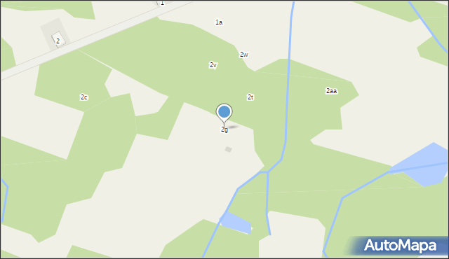 Klusek, Klusek, 2g, mapa Klusek