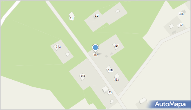 Klusek, Klusek, 31c, mapa Klusek