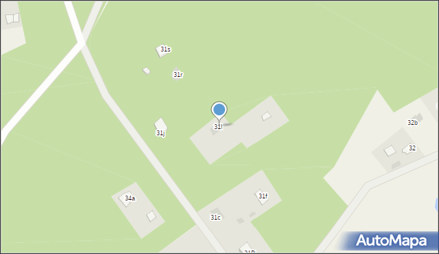 Klusek, Klusek, 31l, mapa Klusek