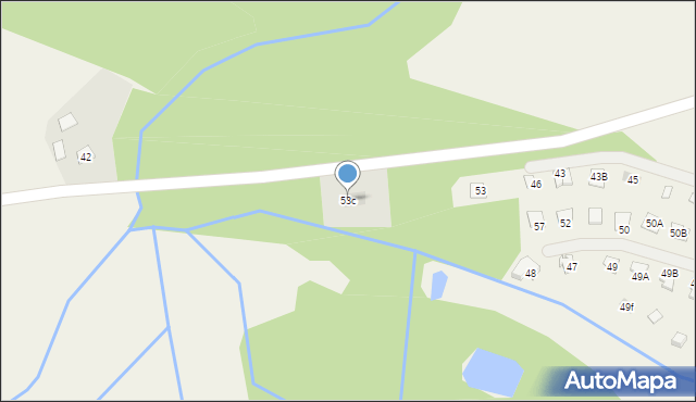 Klusek, Klusek, 53c, mapa Klusek