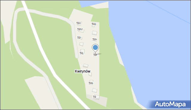 Klusek, Klusek, 59f, mapa Klusek