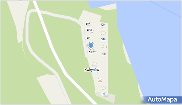 Klusek, Klusek, 59j, mapa Klusek