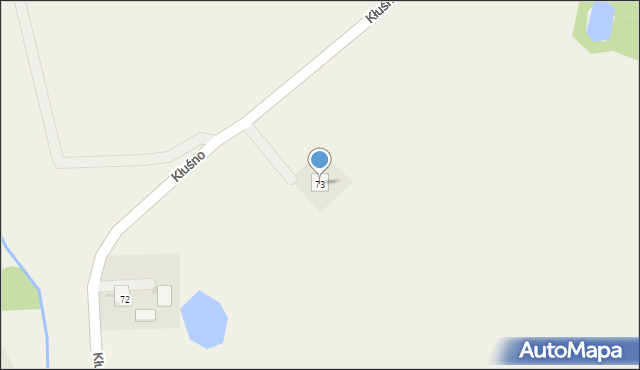 Kłuśno, Kłuśno, 73, mapa Kłuśno
