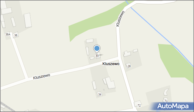 Kluszewo, Kluszewo, 33, mapa Kluszewo