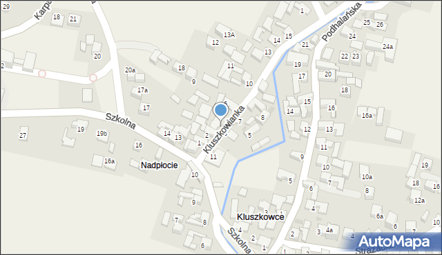 Kluszkowce, Kluszkowianka, 4, mapa Kluszkowce