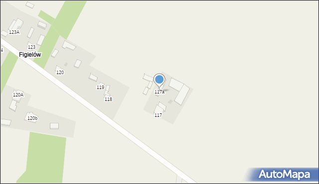 Klwatka Królewska, Klwatka Królewska, 117a, mapa Klwatka Królewska