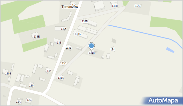 Klwatka Królewska, Klwatka Królewska, 134B, mapa Klwatka Królewska