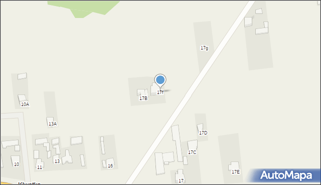 Klwatka Królewska, Klwatka Królewska, 17f, mapa Klwatka Królewska