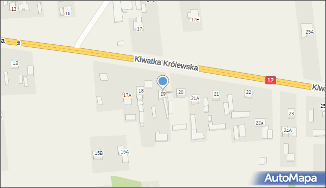 Klwatka Królewska, Klwatka Królewska, 19, mapa Klwatka Królewska