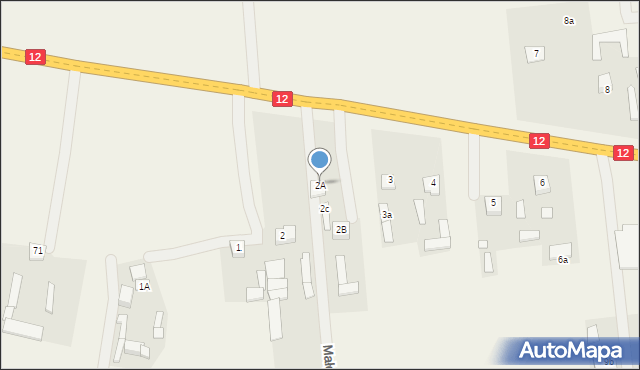 Klwatka Królewska, Klwatka Królewska, 2A, mapa Klwatka Królewska