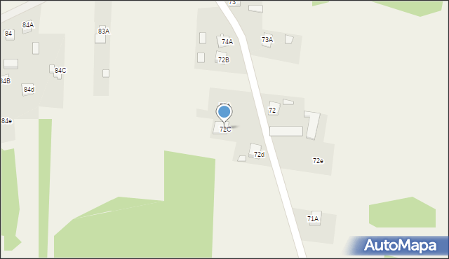 Klwatka Królewska, Klwatka Królewska, 72C, mapa Klwatka Królewska