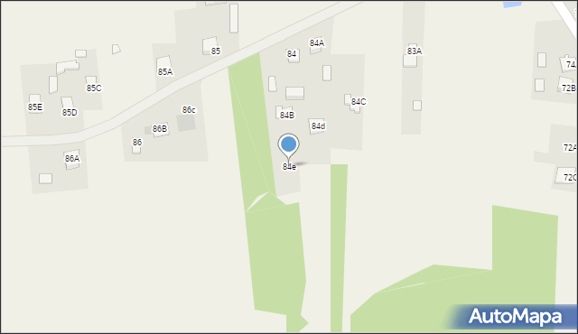 Klwatka Królewska, Klwatka Królewska, 84e, mapa Klwatka Królewska
