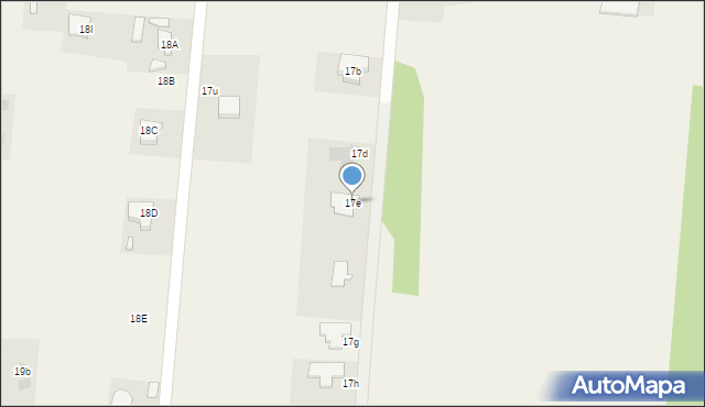 Klwatka Szlachecka, Klwatka Szlachecka, 17e, mapa Klwatka Szlachecka