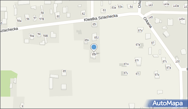 Klwatka Szlachecka, Klwatka Szlachecka, 65k, mapa Klwatka Szlachecka