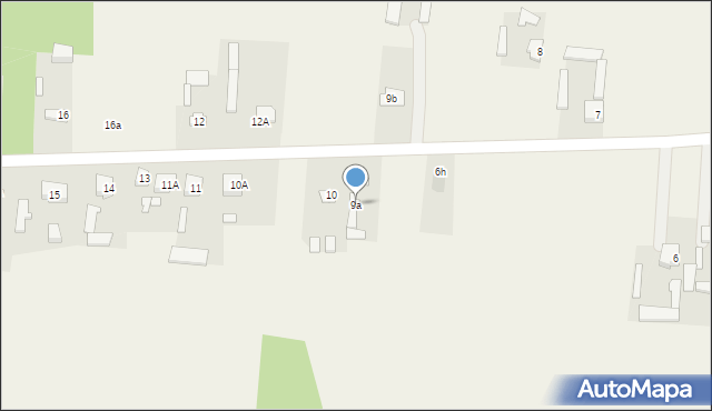 Klwatka Szlachecka, Klwatka Szlachecka, 9a, mapa Klwatka Szlachecka