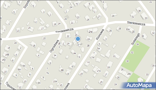 Kobyłka, Klonowa, 2, mapa Kobyłka