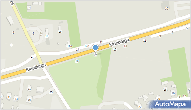 Kock, Kleeberga, gen., 17, mapa Kock